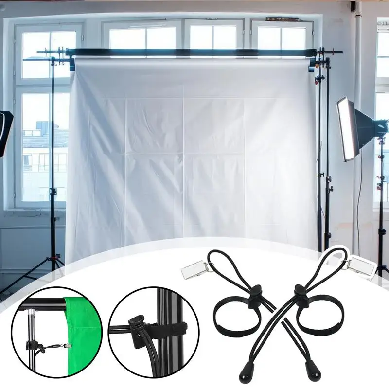 

Backdrop Clips 2 Pieces Background String Clips Wide Leg Trousers Matching Tool Tablecloth Tightener For Commuting Dating Beach
