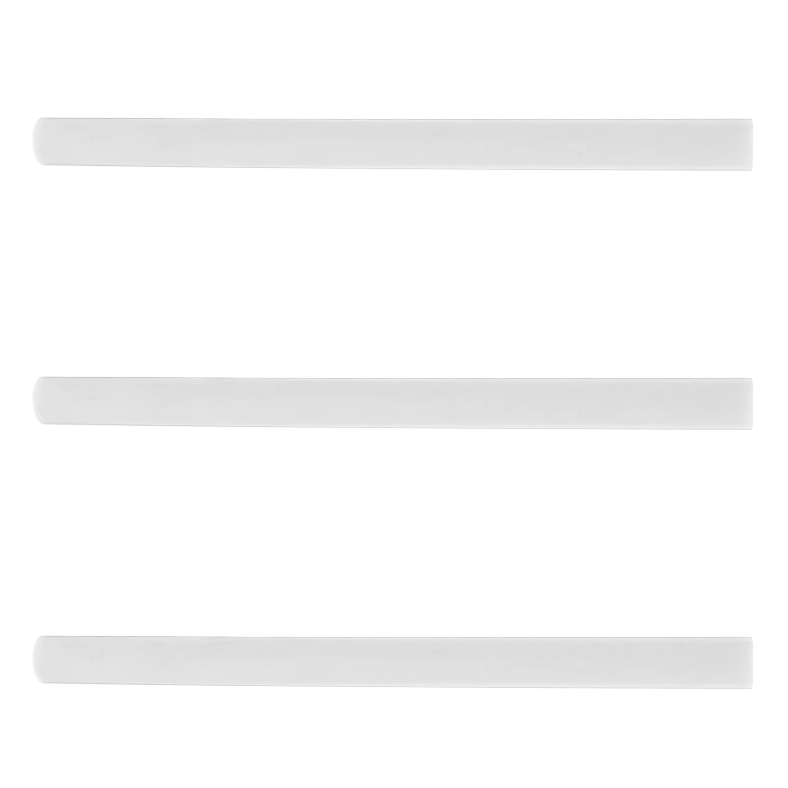 

3 Pcs Pom Rods 0.75 Inch Diameter 12 Inch White Cylindrical Sticks Drilling Milling Train Models Craft Projects