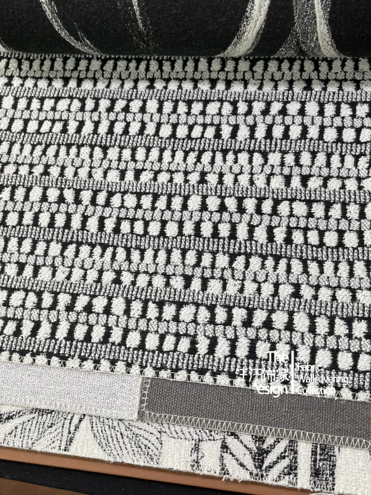 

Modern Simple American Black White Dual Color Dot Party Selected Pillow Fabric Small Audience Curtain Cloth Art