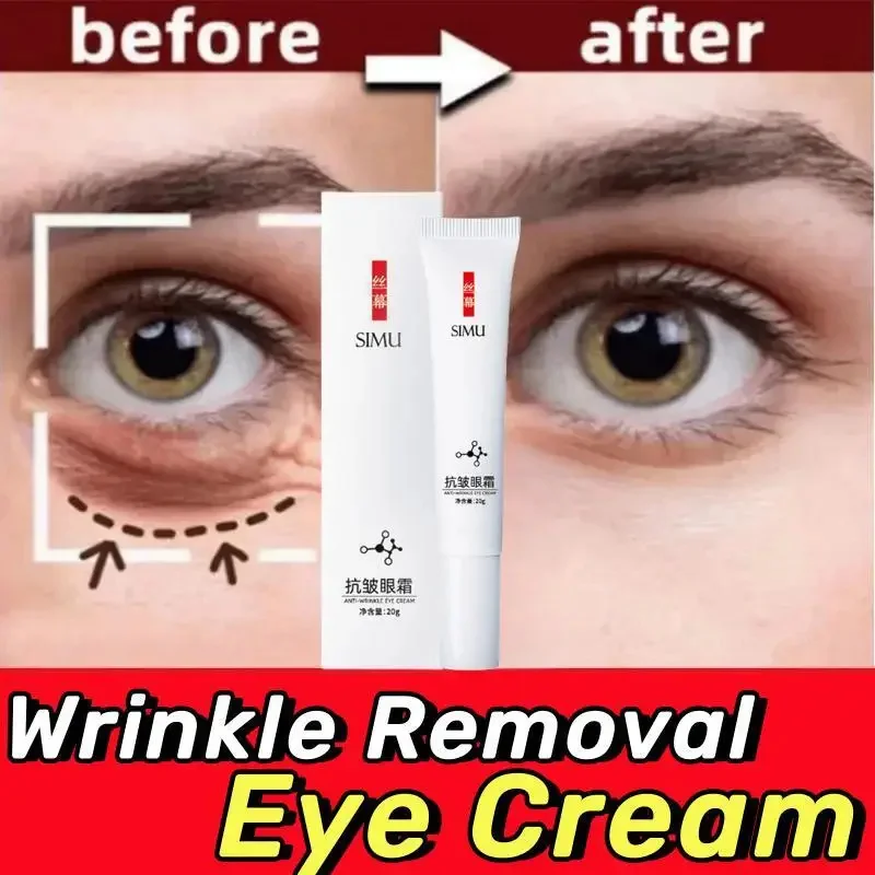 Instant Wrinkle Removal Eye Cream Fade Fine Lines Tighten Massage Eye Serum Anti Aging Remove Dark Circles Eyes Bags Puffiness