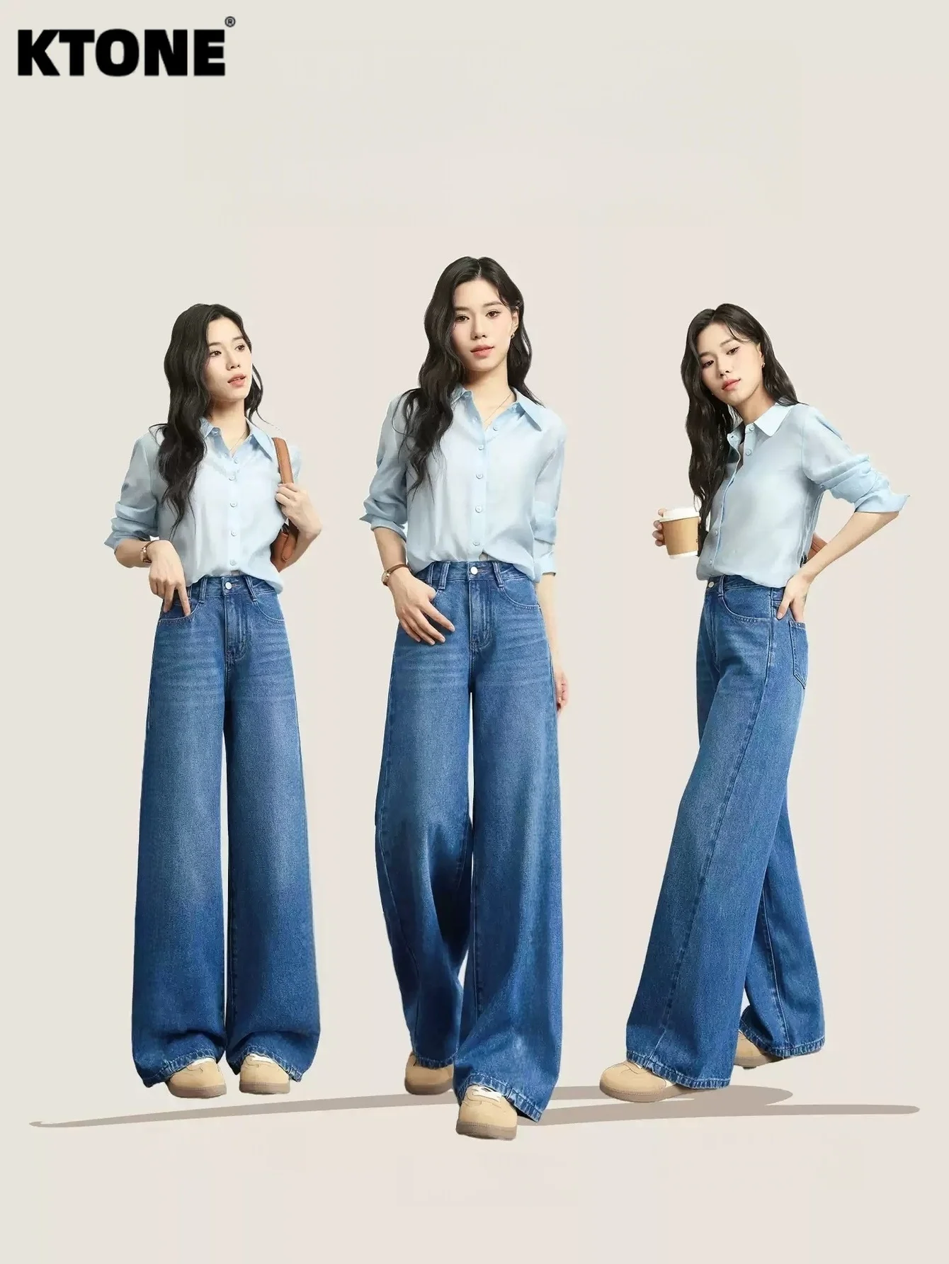 

Джинсы Y2K для мужчин, свободные синие джинсы из денима, оригинальный стиль унисекс, без аксессуаров и ремней.