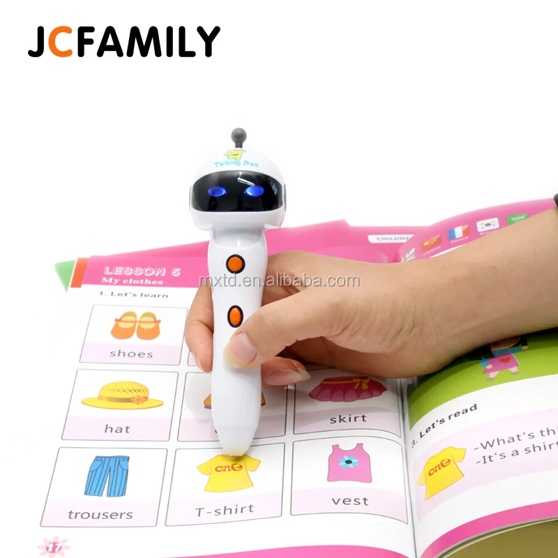 JCFAMILY Educational Reading Pen, Chinese Learning Pen For Kids, Arabic And English