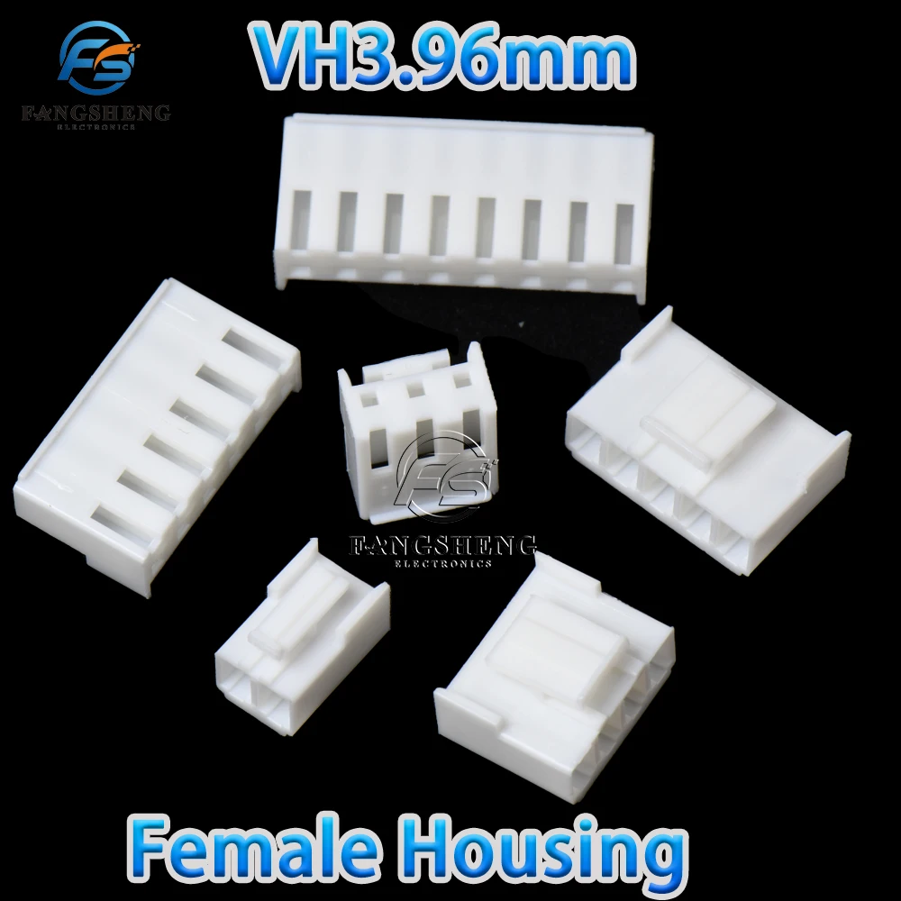 20 Sets VH 3.96mm 2P 3P 4P 5P 6P 7P 8P 9P 10P Female Housing  Terminals VH3.96 2 3 4 5 6 7 8 9 10 Pin Connector