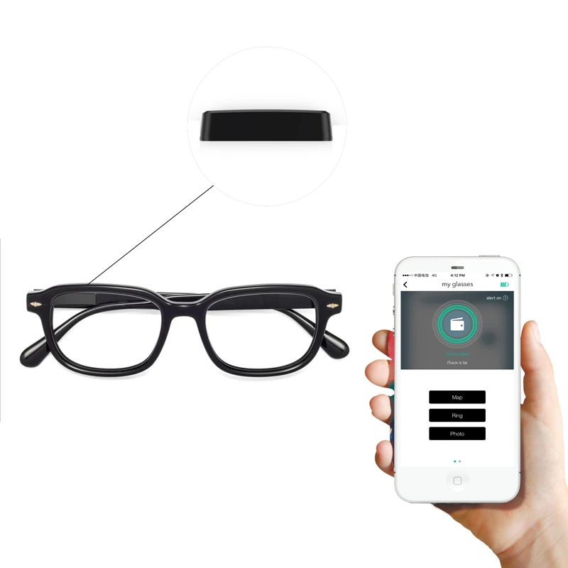 

Беспроводное приложение Remote Bluetooth 5.0 Мини-очки Key Finder Locator ITrack G