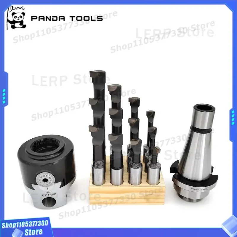F1 Type Rough Boring Head F1-1/2 F1-1 F1-12 Machine Tool Accessories Precision Adjustment Bore Cutter for Lathe Milling Rough