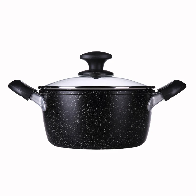 20-24cm Creative Soup Pot - Thickened Non-Stick Fruit Pan, General Use Kitchen Tools, No Fumes Cookware for Stew and Noodles, St
