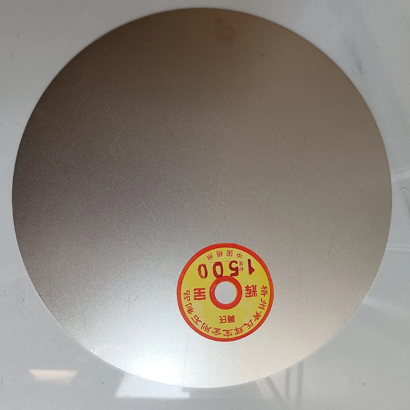 不孔 8 インチ 200 ミリメートル砥石ダイヤモンドディスク円形研削刃シール宝石ガラス石研磨ジュエリーツールツール