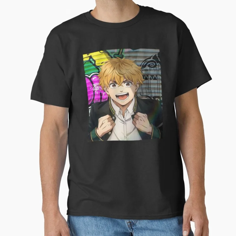 

Akihiko Nirei 80s Manga Wind Breaker 90 Anime t shirt for men Large size Tops S-6XL 100% cotton Birthday Gift Clothes