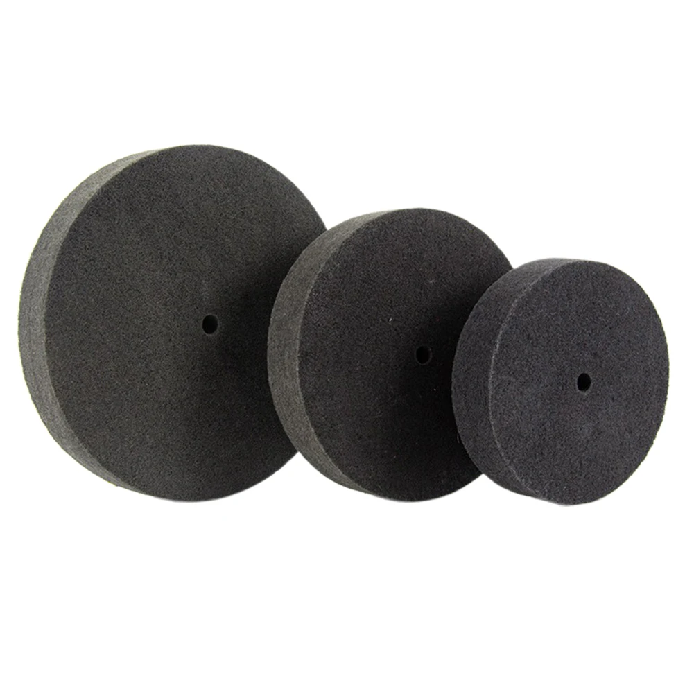 1Pc Polishing Pad Grinding Wheel 75/80/100mm Nylon Fiber Non-woven Buffing Pad 7P For Sanding Tools Angle Grinder Polisher Parts