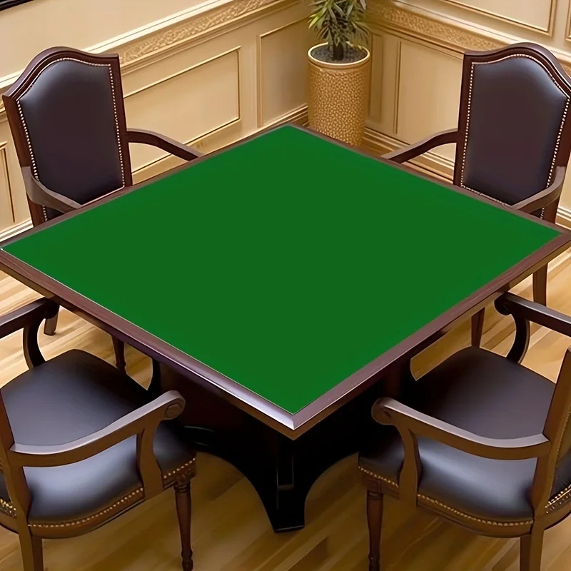 

1pc Premium Mahjong Tablecloth - Thick, Sound-Absorbing & Non-Slip Fabric Mat for Poker and Multi-Use Square Tables