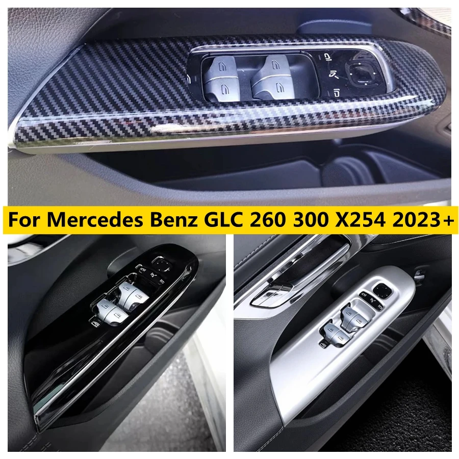 

Armrest Window Rise Lift Down Control Switch Door Lock Panel Cover Trim For Mercedes Benz GLC 260 300 X254 2023 2024 Accessories