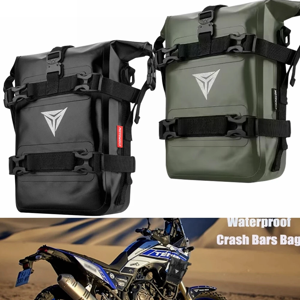 Waterproof Bag Repair Tool Placement Bag For BMW R1200GS R1250GS HONDA Suzuki DL650 V-Strom Motorcycle Frame Crash Bars Bag