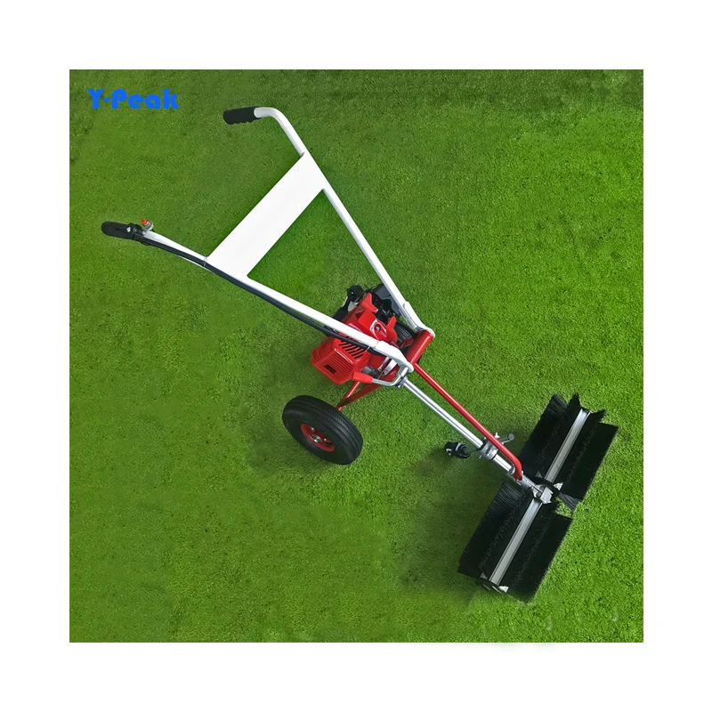 High Quality Steel Garden Grass Leaf Sweeper Powered Push Broom 42