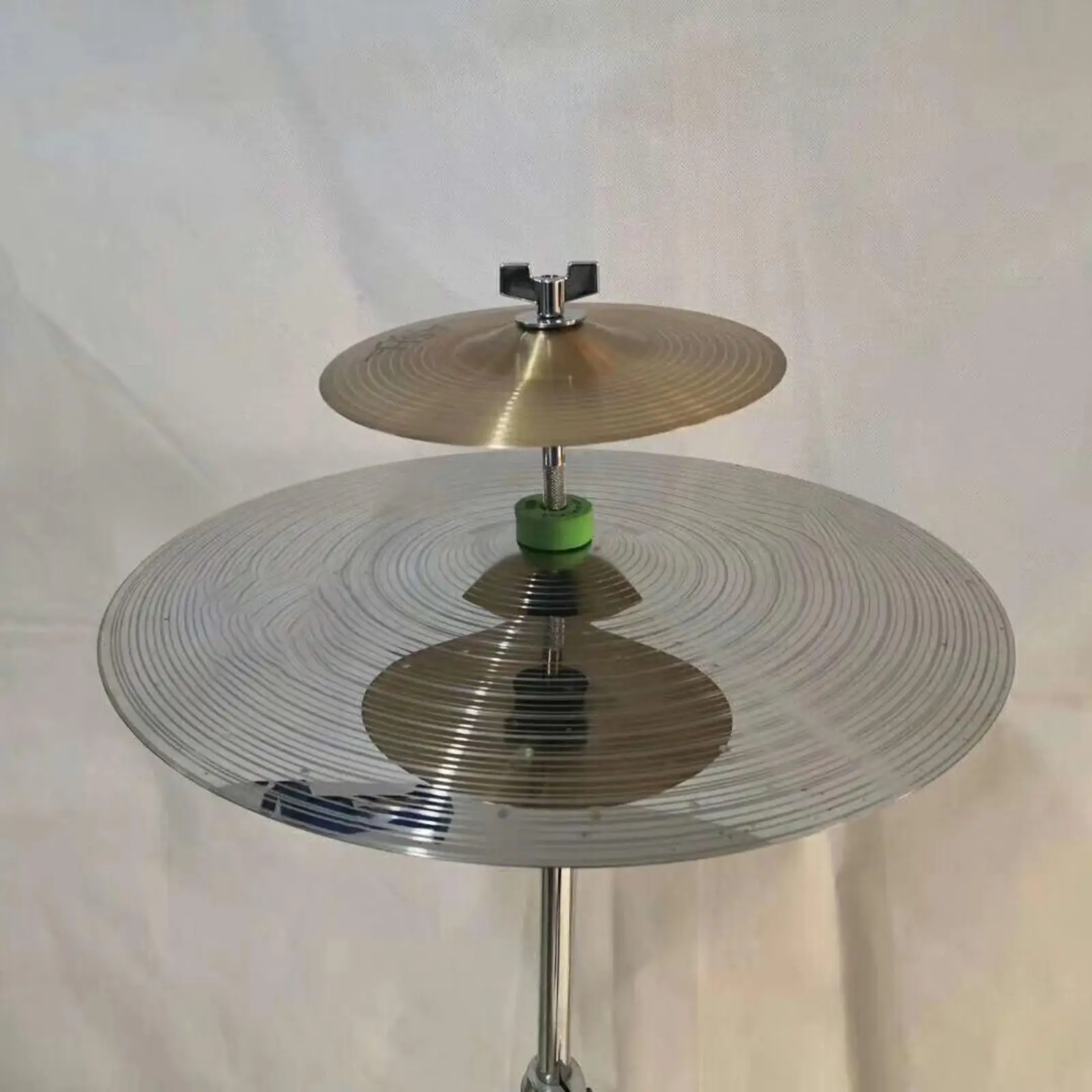 Metal Jazz Drum Clutch Cymbal Accessories Install The Cymbal Double Layer Cymbal Stand Hi Hat Clutch for Percussion Instrument