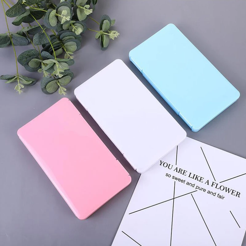 Caja de plástico para pestañas postizas, estuche vacío de viaje, contenedor de almacenamiento, organizador de cosméticos, portátil
