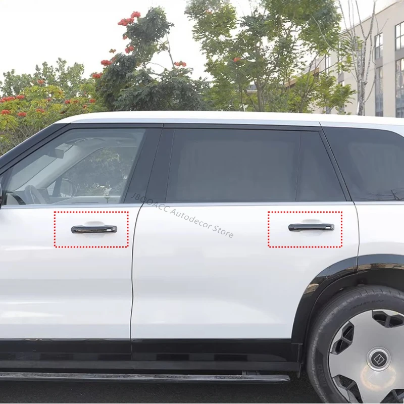 For Zeekr 9X 2025 2026 Door Handle Protective Cover Sticker Trim Door Handle Puller Protector Decoration Car Accessories Decor
