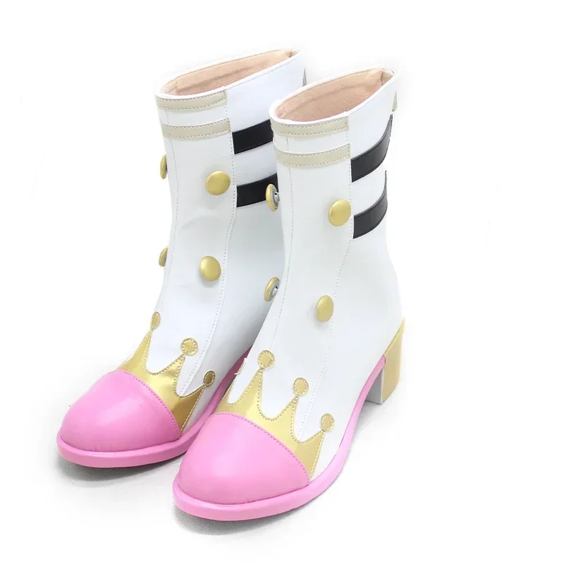 Otori Emu-zapatos de Cosplay, proyecto de juego Sekai, accesorios de Cosplay, zapatos de cuero PU, botas para fiesta de Halloween hechas a medida