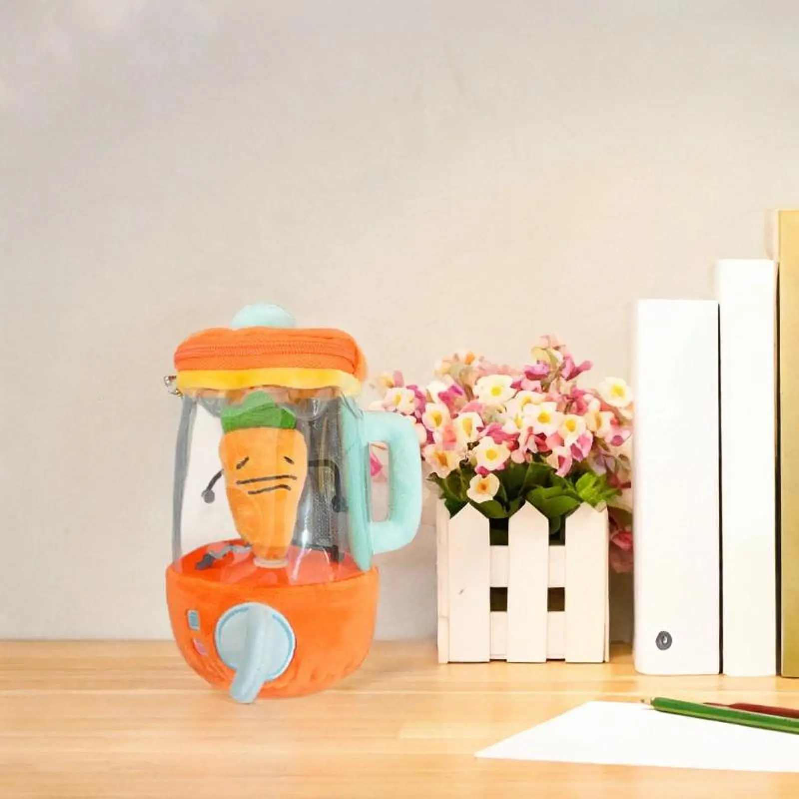 男の子と女の子のためのぬいぐるみ,創造的なノベルティ,ポータブル,巾着,回転,漫画,ジューサー