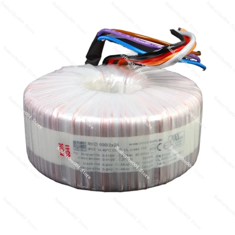 500W Double 30V 35V Original Imported Block Toroidal Transformer Fever Ring Cattle 500va