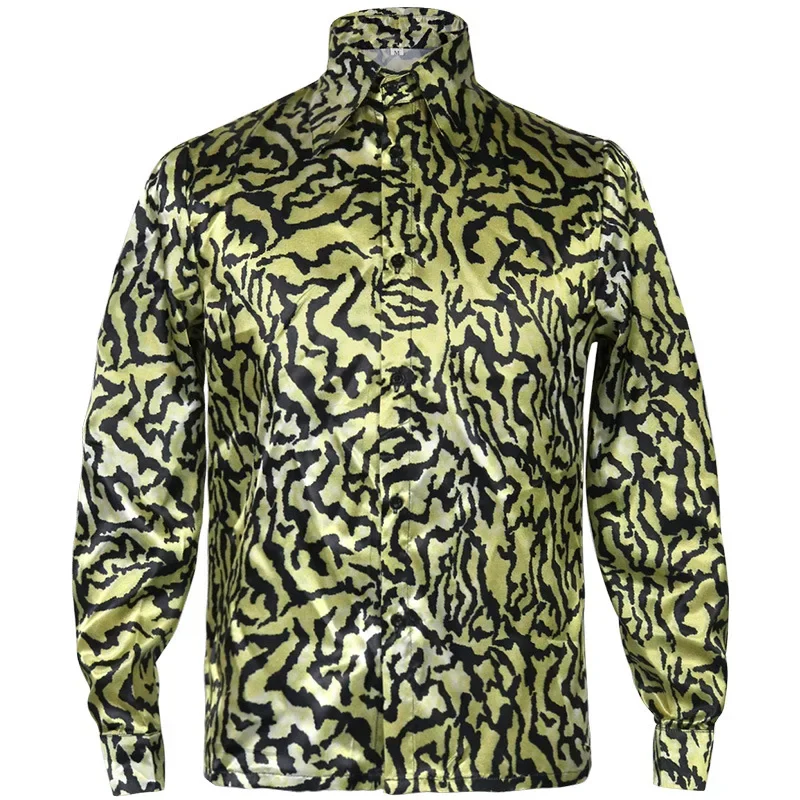 

Мужская и женская рубашка, желтый, синий топ Марди Гра, рубашка для взрослых, наряд на Хэллоуин, костюм Тигра Короля, косплей, Джо, экзотический Джозеф, ретро