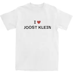 Men Women T Shirt Eurovision 2024 T Shirts Trending I Love Joost Klein Summer Tees Vintage Print 100% Cotton Clothes Gift Idea