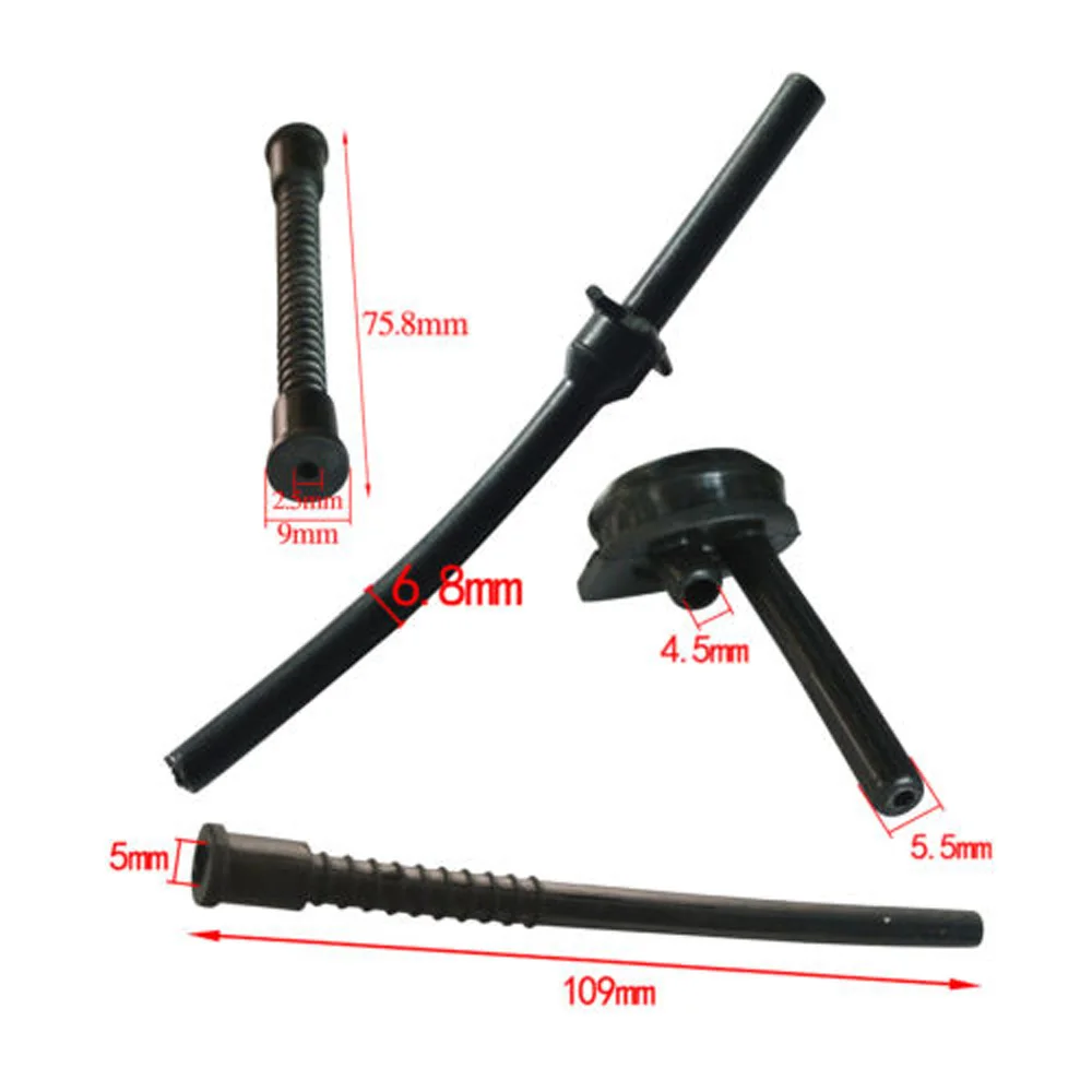 Trusted Fuel Line Hose Seat Intake Oil Pump Pipe Specially Designed for Chinese Chainsaw 2500 25cc Reliable Functioning
