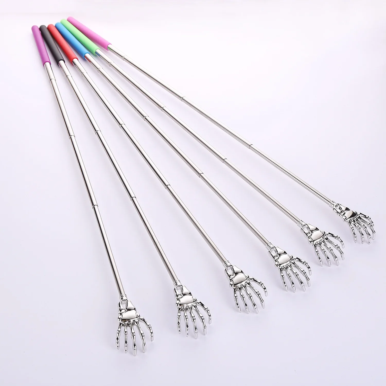 Telescopic Stainless Steel Back Scratcher Telescopic Massage Claw Back Scraping And Anti-itch Tool Health Care Products