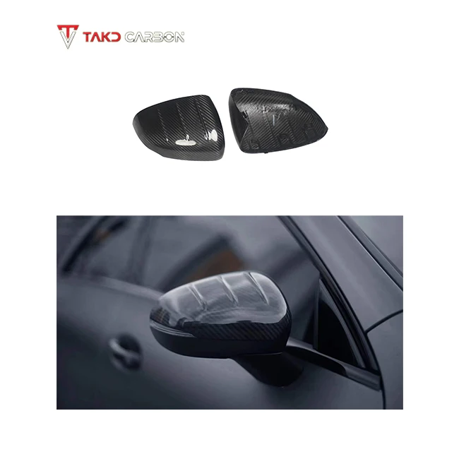 

3K Twill Carbon Weave in Glossy Finish Perfect Fitment Aerodynamic Side Mirror Housing For BENZ AMG CLA45 W118