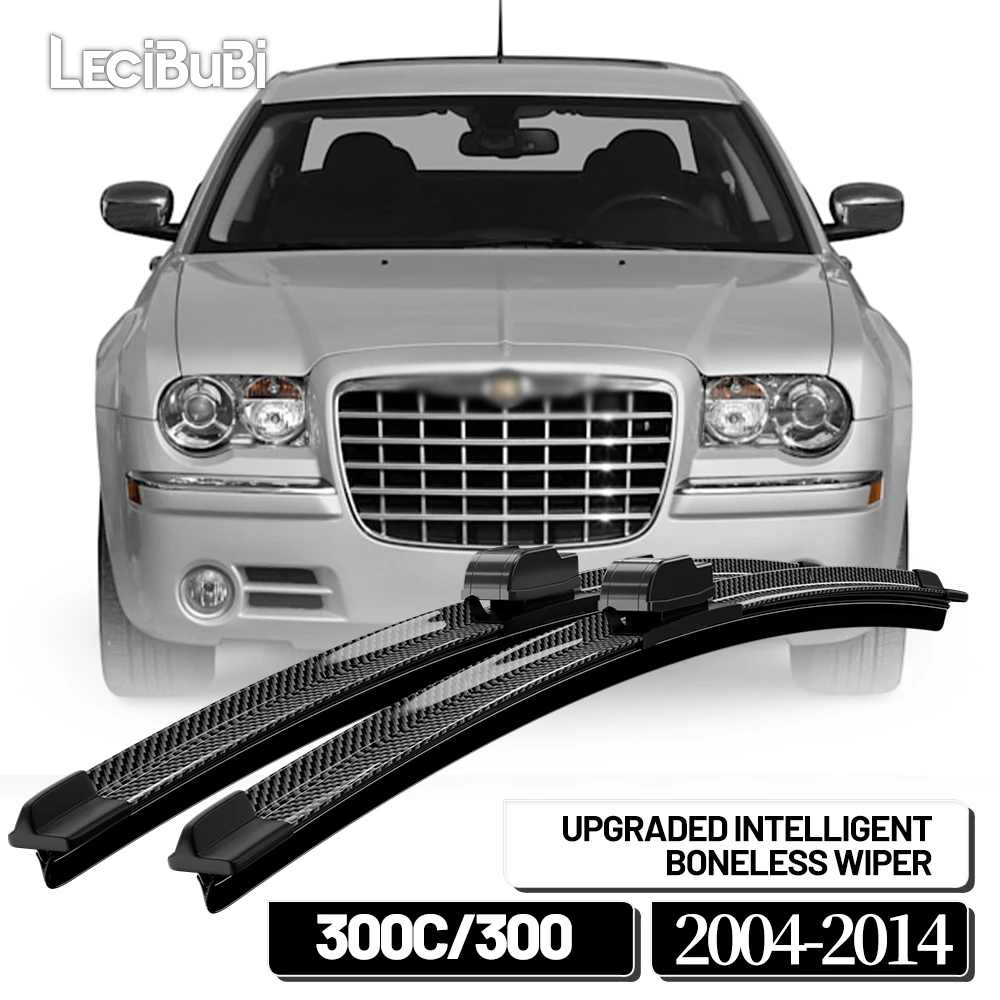 Für Chrysler 300C 300 2004-2014 2007 2008 2009 2010 2011 2012 2 stücke Frontscheibe Wischer Klingen scheibenwischer Carbon Faser