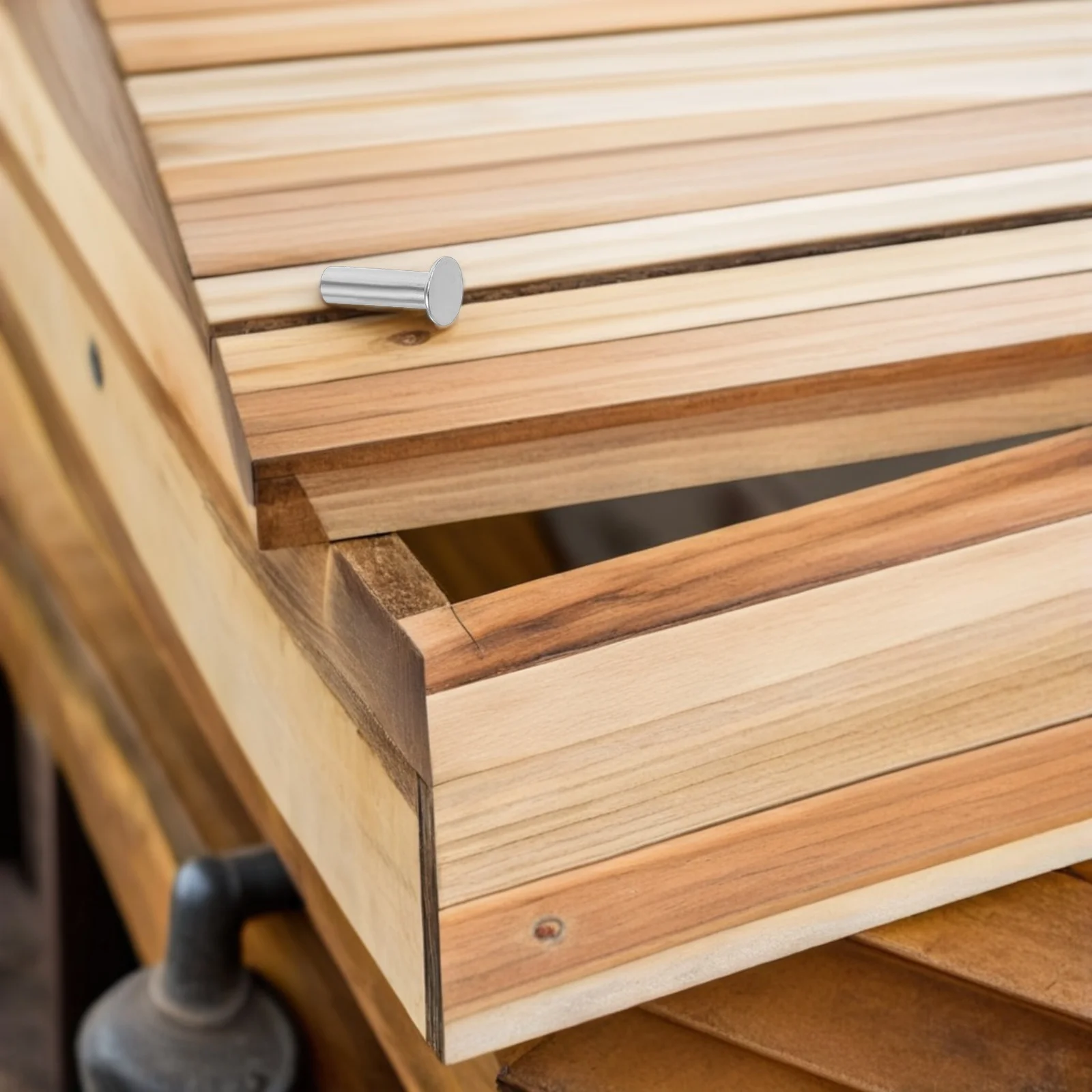 

2pcs Knife Handle Rivets Stainless Steel For Kitchen Knives Repair Replacement Cutlery Fasteners Chef Knives Handle Fixing