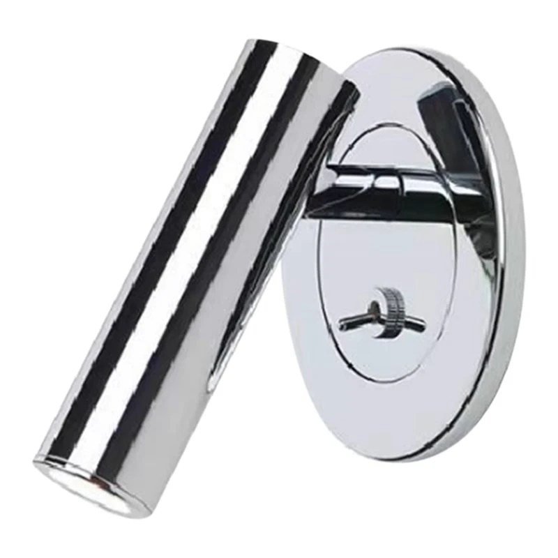 【AA86】LED Embedded Reading Wall Lamp With Switch Adjustable Angle Bedroom Bedside Advanced Lighting Lamps