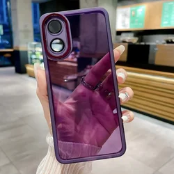 With Camera Protector Transparent TUP Soft Case For OPPO Reno 11 Pro F 10 8T Pro Plus A79 A59 A98 A38 A78 A77 A57 A16 A17 4G 5G