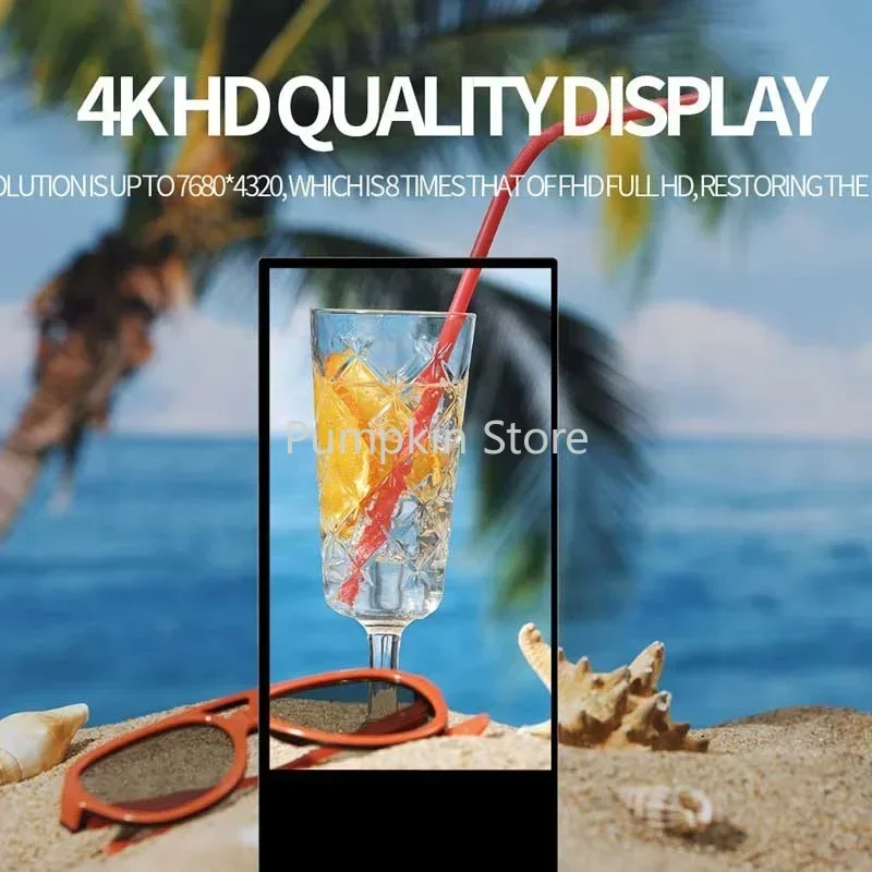 55 Inch Indoor/Outdoor  LED Screen LCD Advertising Kiosk Digital Signage and Displays Totem 100/85/75/65/43 Customize