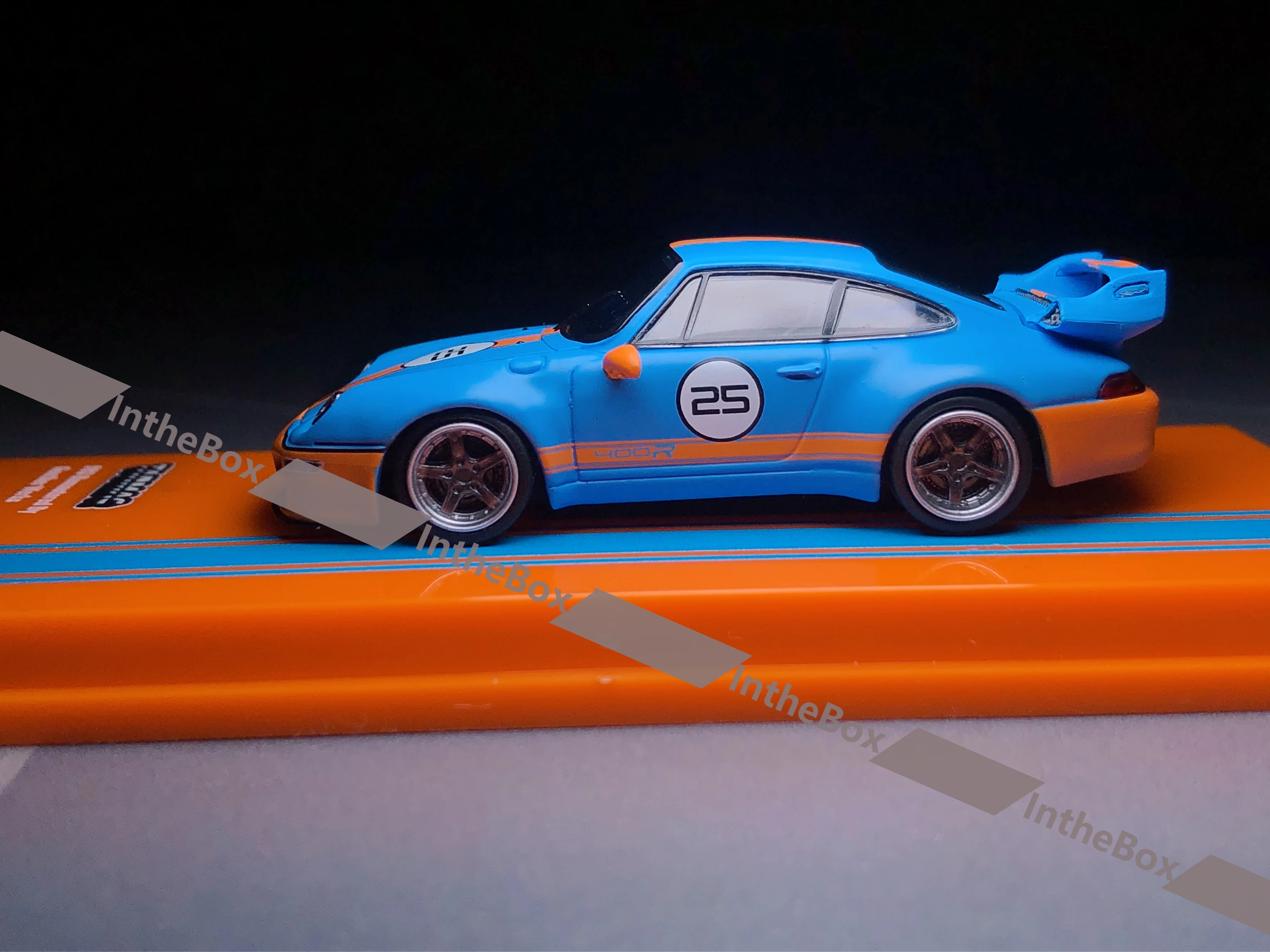 993 REMASTERED BY GUNTHER WERKS BLUE & ORANGE 1:64 TARMAC WORKS Car Collection Limited Edition Hobby Toys