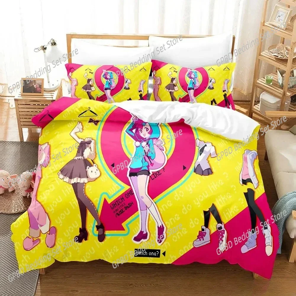 

New Anime Game Muse Dash Bedding Set Single Twin Double Queen King Cal King Size Bed Linen Set