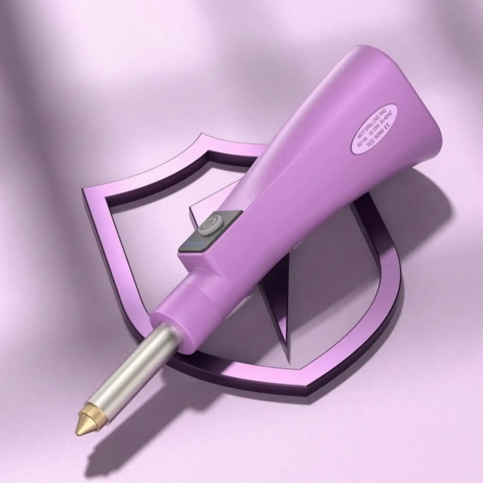 Hot-Fix Applicator Type-C Powered Hot-Fix Rhinestone Applicator with Suction Heated Crystal Placement Tool for DIY Crafters