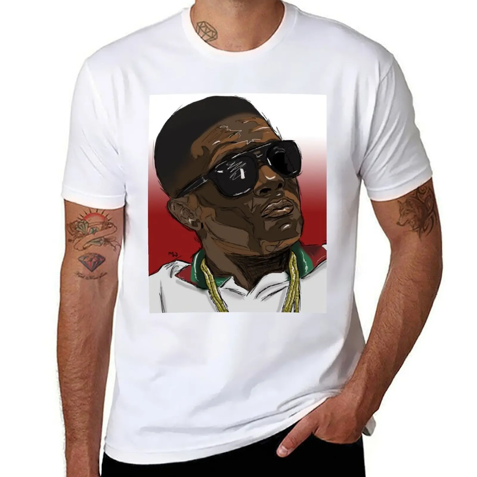 

Boosie Bad Azz T-Shirt t shirts for man graphic vintage t shirts designer T-Shirt
