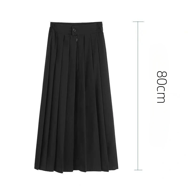 Styl japoński damska plisowana spódnica z wysokim stanem S-5XL Plus rozmiar wielokolorowa Mini spódniczka koreański Student sukienka do tańca