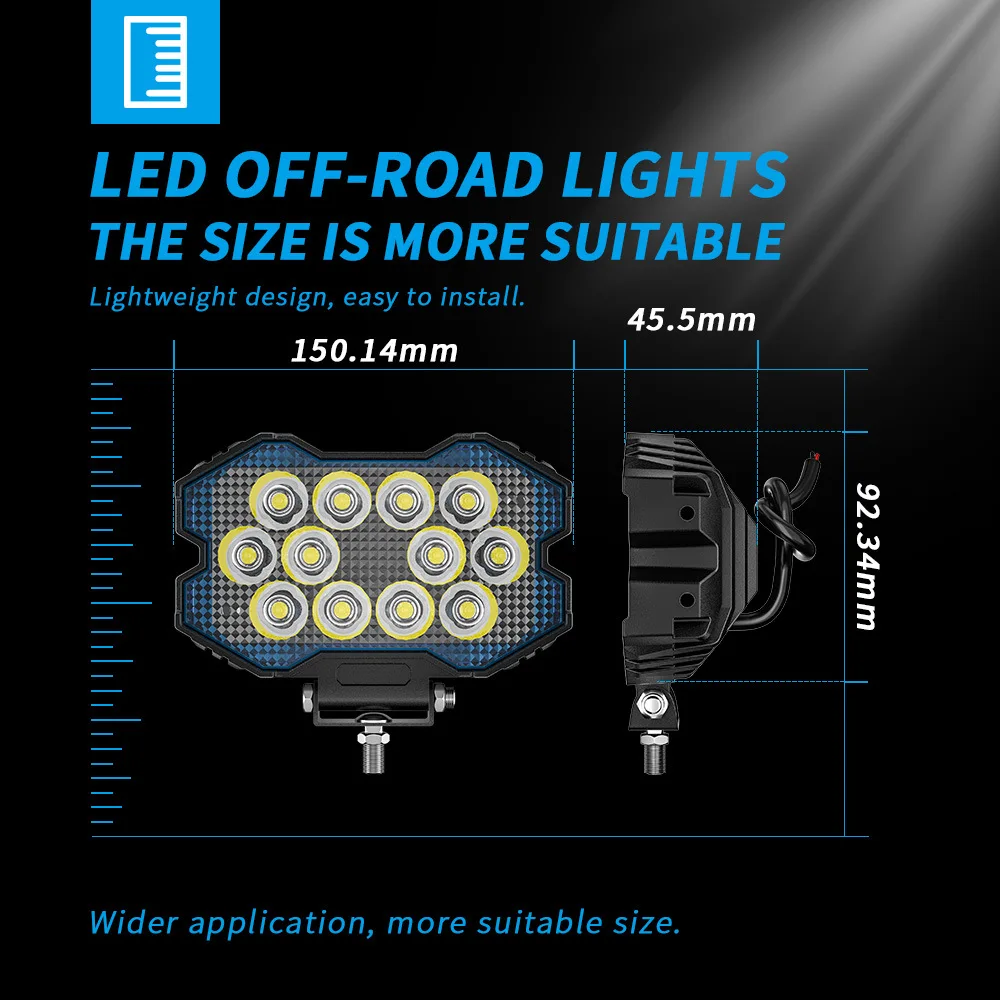 Xenplus جديد وصول الطرق الوعرة سيارة ضوء 34 واط 6000 كيلو السوبر مشرق Led سيارة العلوي تعديل شاحنة جرار Led ضوء العمل