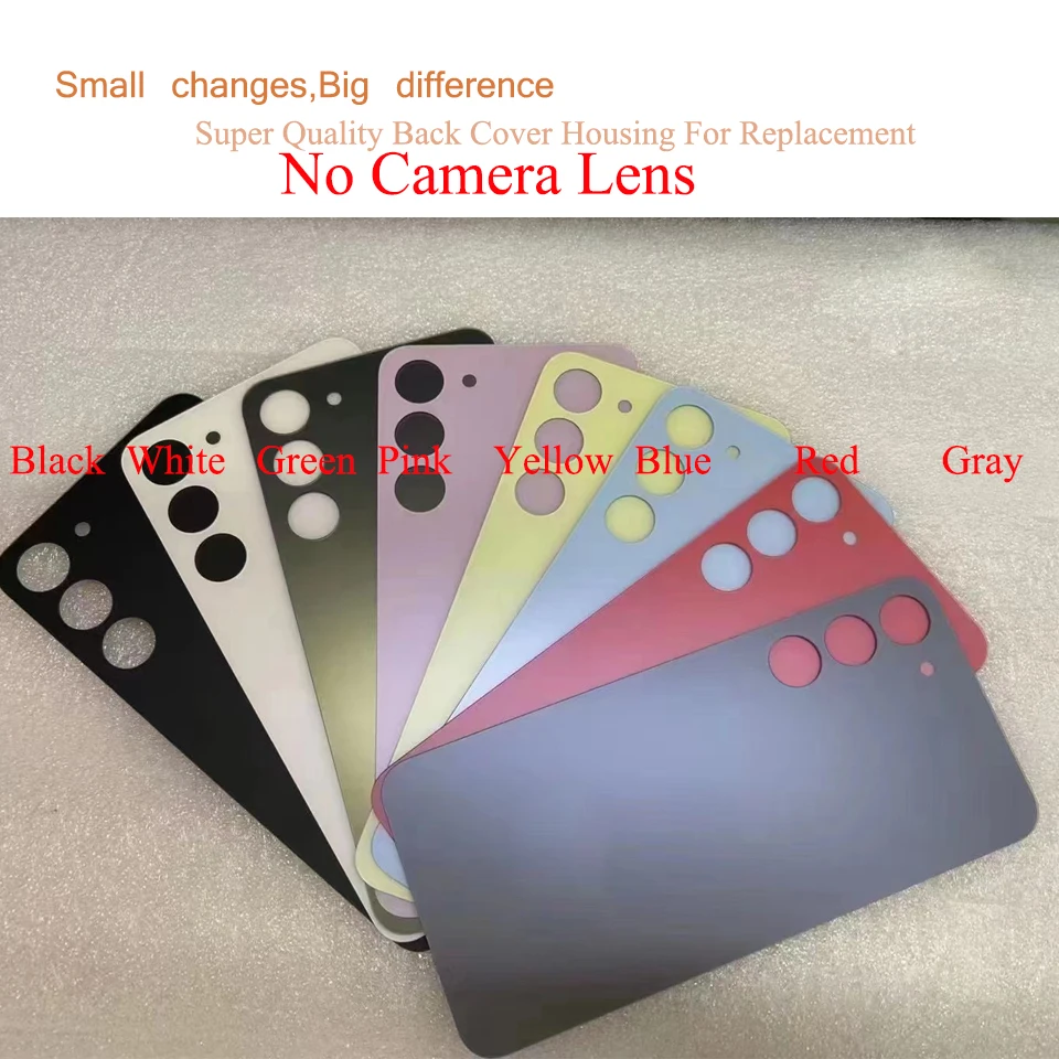 10Pcs/Lot For Samsung Galaxy S23 Plus S916 Battery Cover Rear Case Housing Door Chassis Back Body Housing With Camera Lens