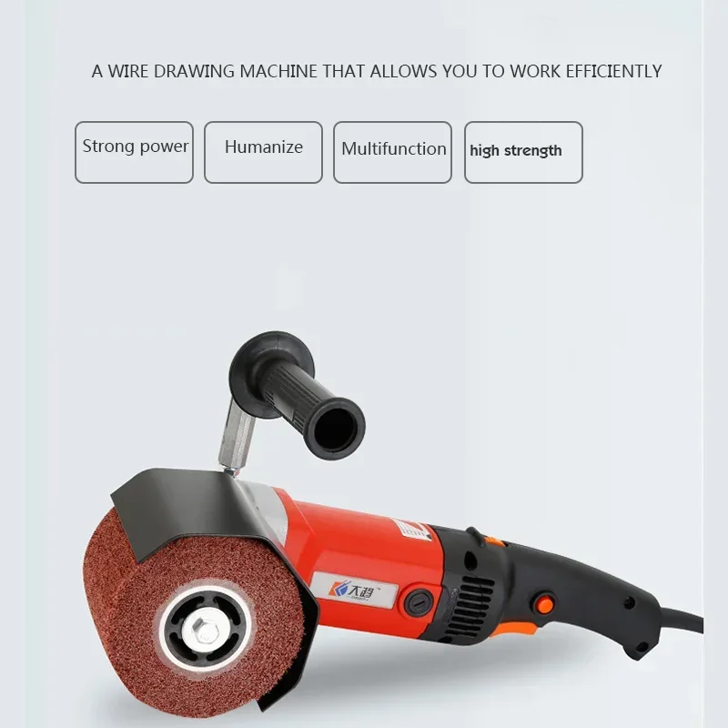 220V/750W Handheld Small Belt Machine Multi-Function DIY Metal Angle Grinder Belt Polishing And Grinding Machine