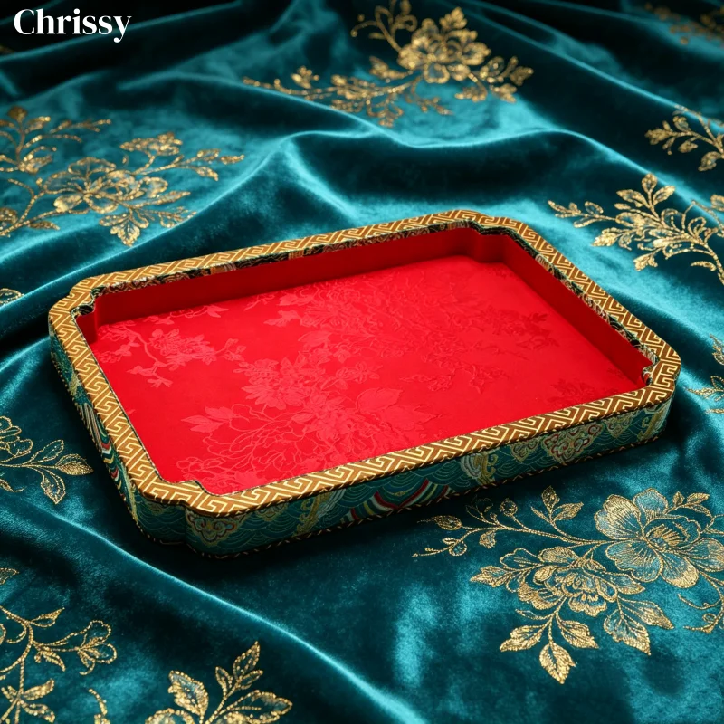 Palace Style Jewelry Storage Tray, Jade & Accessory Display, Bracelet Necklace Viewing Plate, Counter Showcase Organizer Prop