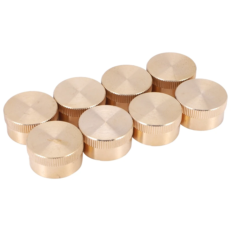 

8PCS Solid Brass Propane Bottle Caps Suitable For All 1LB Gas Refill Tank Cylinder Sealed Protect Cap For Outdoor Stove