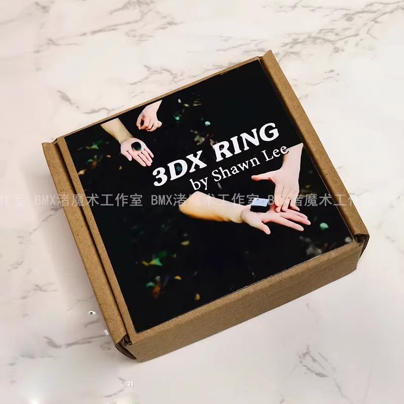 3DX Ring by Shawn Lee Magic Tricks Left to Ring Box Appearing Magician Close Up Street Gimmicks Illusions Props Romantic Magic