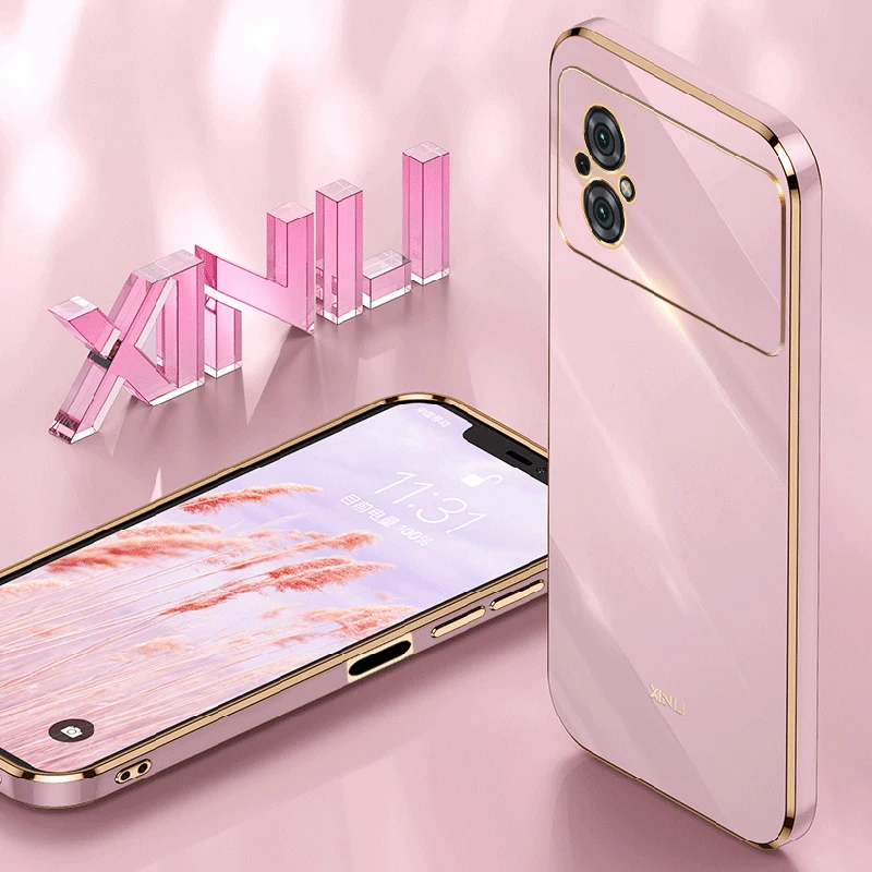 Camera Protection Phone Case for Xiaomi Poco M5 M5s M4 Pro 5G Soft Plating Silicone Ultrathin Shockproof Square Back Cover Funda