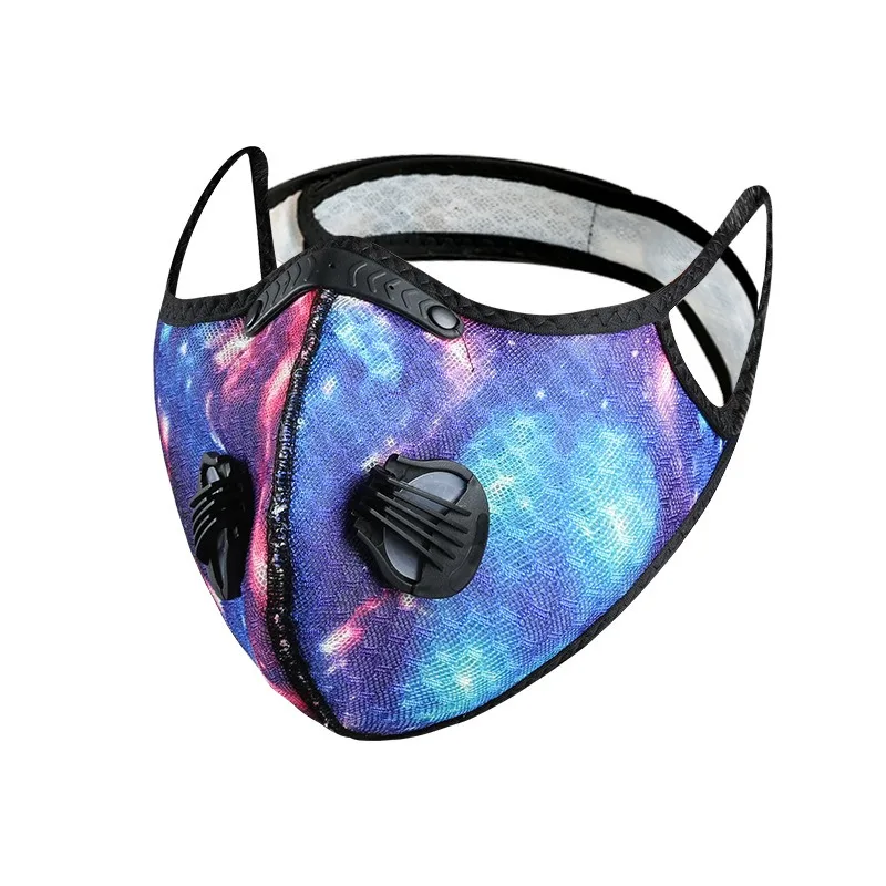 Outdoor Cycling Face Mask with Filter Mask Breathable Half Face Anti-Pollution Reusable Washable Sports Mask