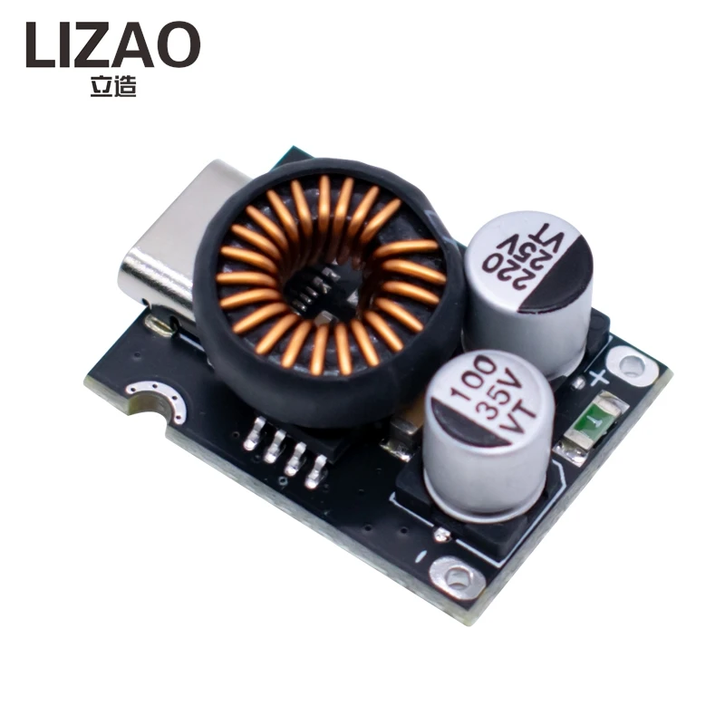 DC12-30V Mini 65W PD Fast Charging Module, Multi-Protocol Type-C Board with PD2.0/PD3.1/PPS Support