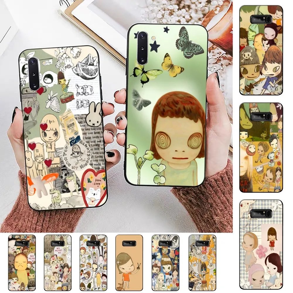 Y-Yoshitomo N-Nara Phone Case For Samsung Note 8 9 10 20 Pro Plus Lite M 10 11 20 30 21 31 51 A 21 22 42 02 03