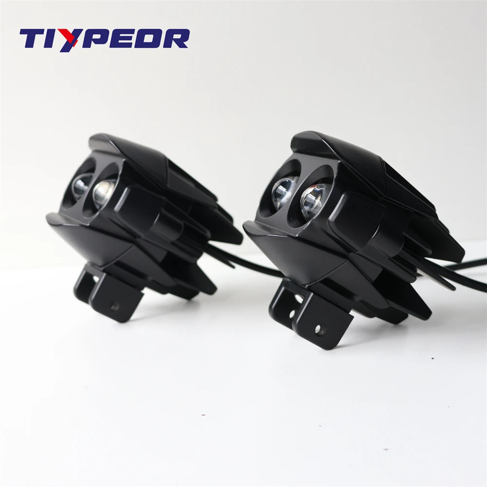 TIYPEOR Motorcycle Spotlight Headlight BMW Waterbird Light Auxiliary Fog Light Super Bright LED Lights For ADV ATV UTV Off-Road