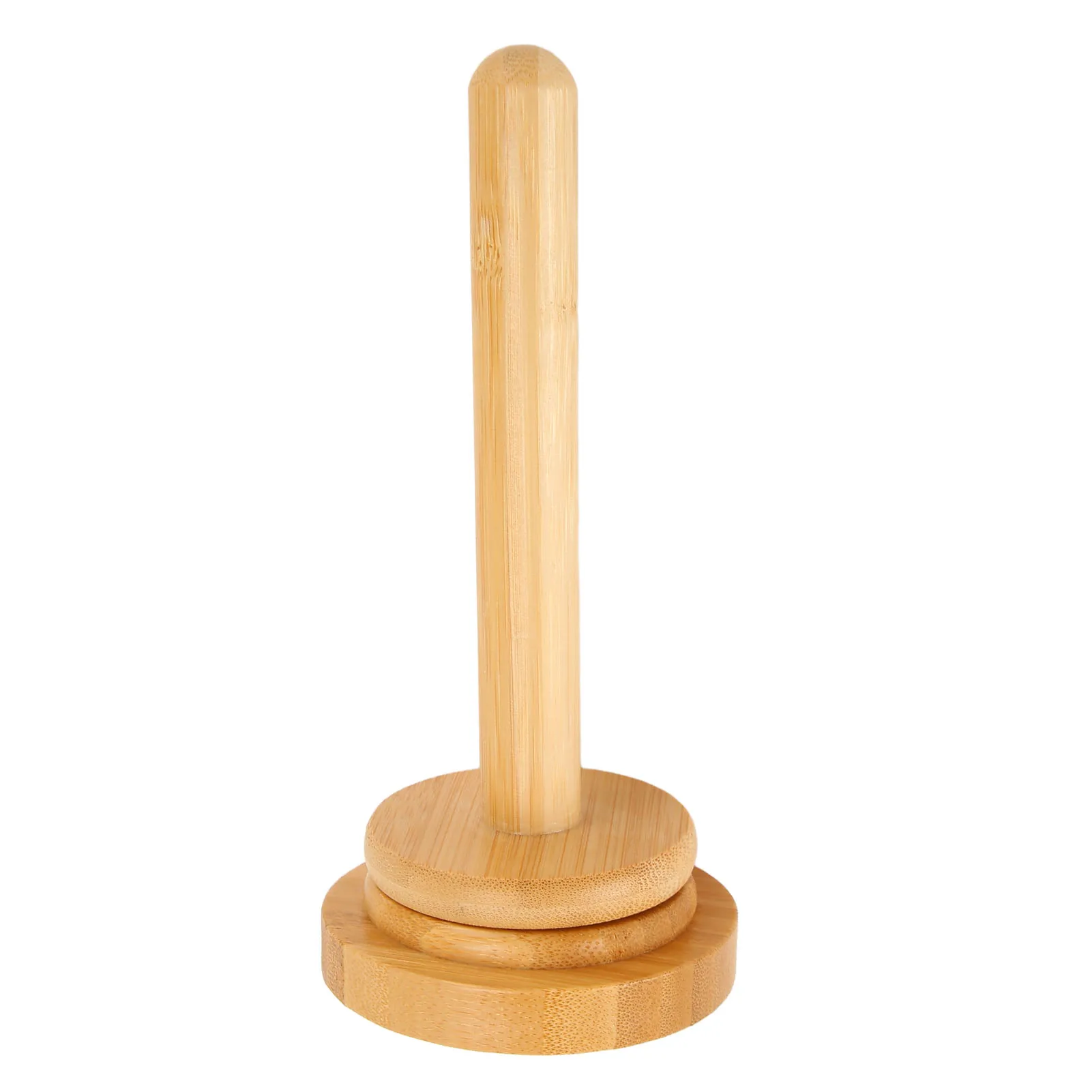 Wooden Yarn Holder Simple Elegant Smoothing Easy  Stable Base Light  Yarn Spindle Holder Detachable for Craft